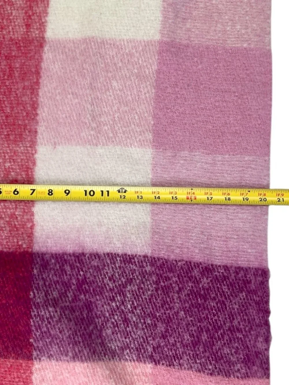 Steve Madden Plaid Scarf in Pink - NWT sz One Size